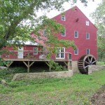 Back view of Grinnell Mill Bed and Breakfast in Yellow Springs Ohio