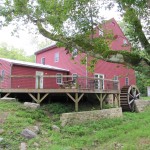 Back deck at Grinnell Mill Bed & Breakfast in Yellow Springs