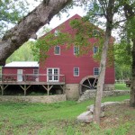 View of wheel at Grinnell Mill Bed and Breakfast, Yellow Springs, OH